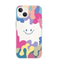 Iphone 14 Uyumlu Smile Tasarımlı Şeffaf Telefon Kılıfı