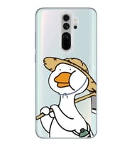 Redmi Note 8 Pro Uyumlu Ördek Desenli Şeffaf Telefon Kılıfı