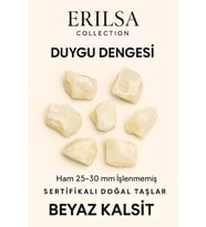 Sertifikalı Ham İşlenmemiş Beyaz Kalsit Taşı Kütle Zihni Arındırır ve Enerji Alanını Temizler