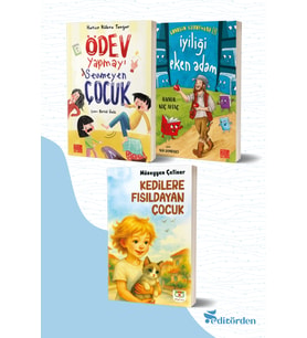 Ödev Yapmayı Sevmeyen Çocuk - Konuşan Kütüphane 1 İyiliği Eken Adam - Kedilere Fısıldayan Çocuk