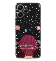Xiaomi Redmi 12 128 GB 4 GB Ram Kılıf Desenli Silikon Space Woman 1311