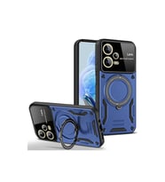 Note 12 Pro 5g Kılıf Joy Lens Standlı Kapak - Lacivert