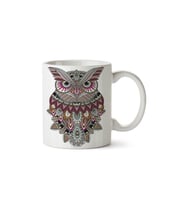 Baykuş Owl Kızgın Porselen Kupa Bardak