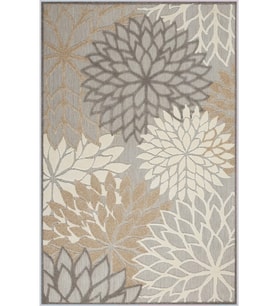 Eliana Home Baskılı, Yıkanabilir Kaymaz Taban Salon Halısı LNA1777 100x150 cm (Kahverengi)