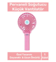 Cep Boyu Usb Şarjlı 3 Kademeli Sessiz Taşınabilir Mini Fan Pervaneli Soğutucu Küçük Vantilatör