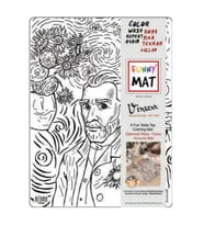 Funny Mat - Vıncent Van Gogh 30 X 40 Cm