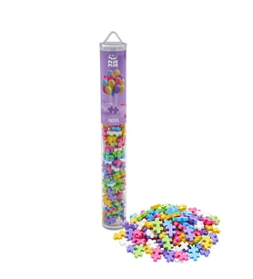 PLUS-PLUS PASTEL MIX /100 PCS TUBE