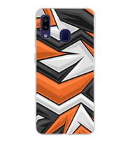 Samsung Galaxy M10s Kapak  Grafiti Tasarımlı Şeffaf Silikon Kılıf