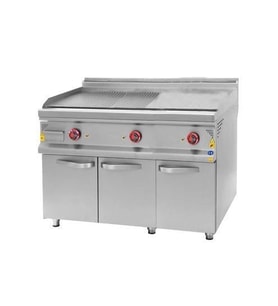 CSA Karacasan 900 Seri Dolaplı 120 cm Elektrikli Yarı Kanallı Izgara 120x90x85Cm