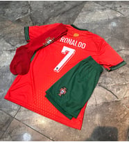 portekiz euro 2024 ronaldo çocuk forma şort ( tozluk hediyeli )