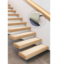 Comfort Vizon Peluş Merdiven Halısı Kaymaz Deri Tabanlı Pufidik Basamak Paspası