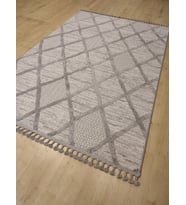 HALIMARKA K-LP LP002A GRİ KREM MODERN SALON HALISI 160X230 CM