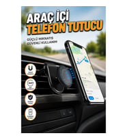 Güçlü Mıknatıslı 360° Dönebilen Araç İçi Telefon Tutucu Evrensel Uyumlu