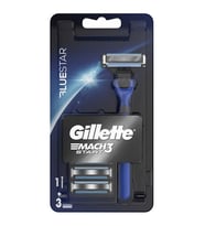Gillette Mach 3 Start Tıraş Makinesi + 3 Yedek Bıçak Bluestar