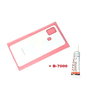 Tkgz Samsung Galaxy A21S A217 Arka Pil Batarya Kapağı (B-7000) BEYAZ