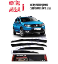 Dacıa Sandero Stepway Mugen Cam Rüzgarlı Ön-Arka
