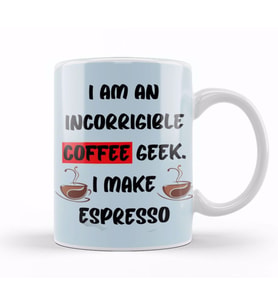 Funny Coffee Drinks Art Lover Gift Quote Kupa Bardak Porselen