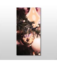 Noel Ağacı Süsü Kanvas Tablo 60x90cm (Karışık)