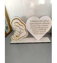 Anneler gününe özel anne bebek temalı kişiye özel
