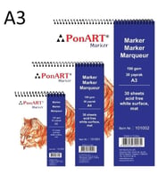 Ponart Marker Pad A3 190 gr. 30 yp. 