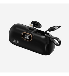 EP54 Strong ECO Friendly Lightning 4800 mAh Powerbank (Siyah)