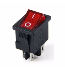Mini Işıklı Anahtar on-off 4 pin