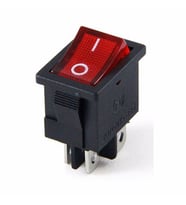 Mini Işıklı Anahtar on-off 4 pin