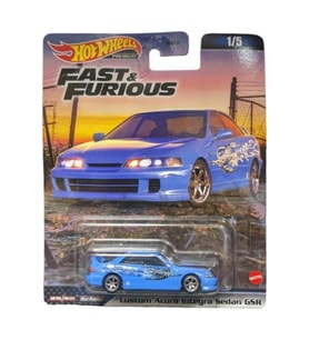 Hot Wheels Premium Fast & Furious Custom Acura Integra Sedan GSR HNW46 HKD27