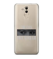 Huawei Mate 20 Lite Uyumlu Baskılı Yumuşak Silikon Şeffaf Telefon Kılıfı