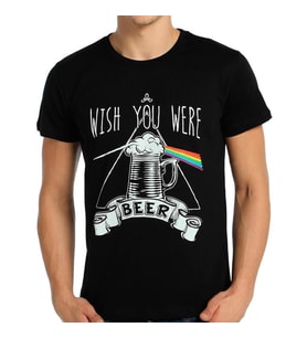 Bant Giyim - Pink Floyd Siyah Erkek T-shirt Tişört