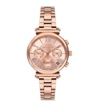 Dice Kayek DK.1.AG1183.03 Fonksiyonlar Aktif Kordon Çelik Kasa 5 ATM Suya Dayanıklı Rose Gold Kadın Kol Saati