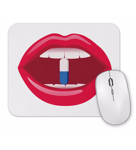 Boca Rosa Mouse Pad