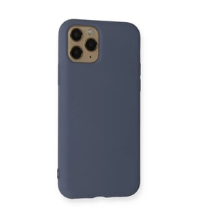 İphone 11 Pro Kılıf Nano İçi Kadife Silikon - Gri