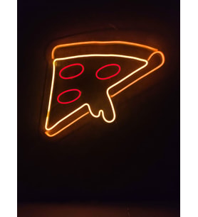 Pizza Neon Tabela Pizzacı Neon Duvar Dekorasyonu Dekoratif Aydınlatma