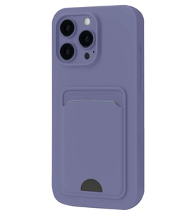 Newface Apple iPhone 16 Pro Max Kılıf Kelvin Kartvizitli Silikon - Lila
