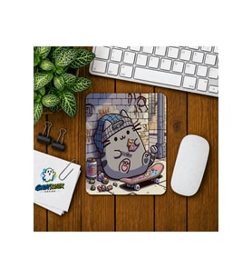 Pusheen Baskılı Oyuncu Mousepad 0245