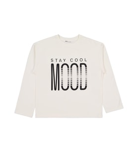 Civil Girls Stay Cool Mood Baskılı 10-13 Yaş Sweatshirt - Ekru