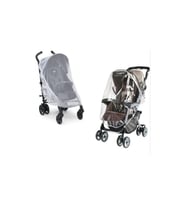 tois baby Bebek Arabası Puset Yağmurluk Sineklik Kış Yaz Örtü (Beyaz)