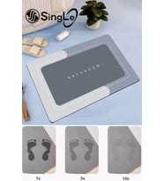 40x60 cm Kaymaz Tabanlı Su Emici Banyo Paspası