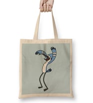 Regular Show Mordecai Bez Çanta Uzun Saplı