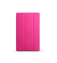 Lenovo M10 TB-X306F Smart Cover Standlı 1-1 Flip Tablet Kılıfı (Pembe)