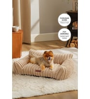 PatiChill Luna Kedi Köpek Yatağı Small Bej 61x45x25 Cm