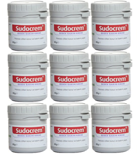 Sudocrem Cilt Bebek Bakım - Pişik Kremi 60GR (9 Lu Set)