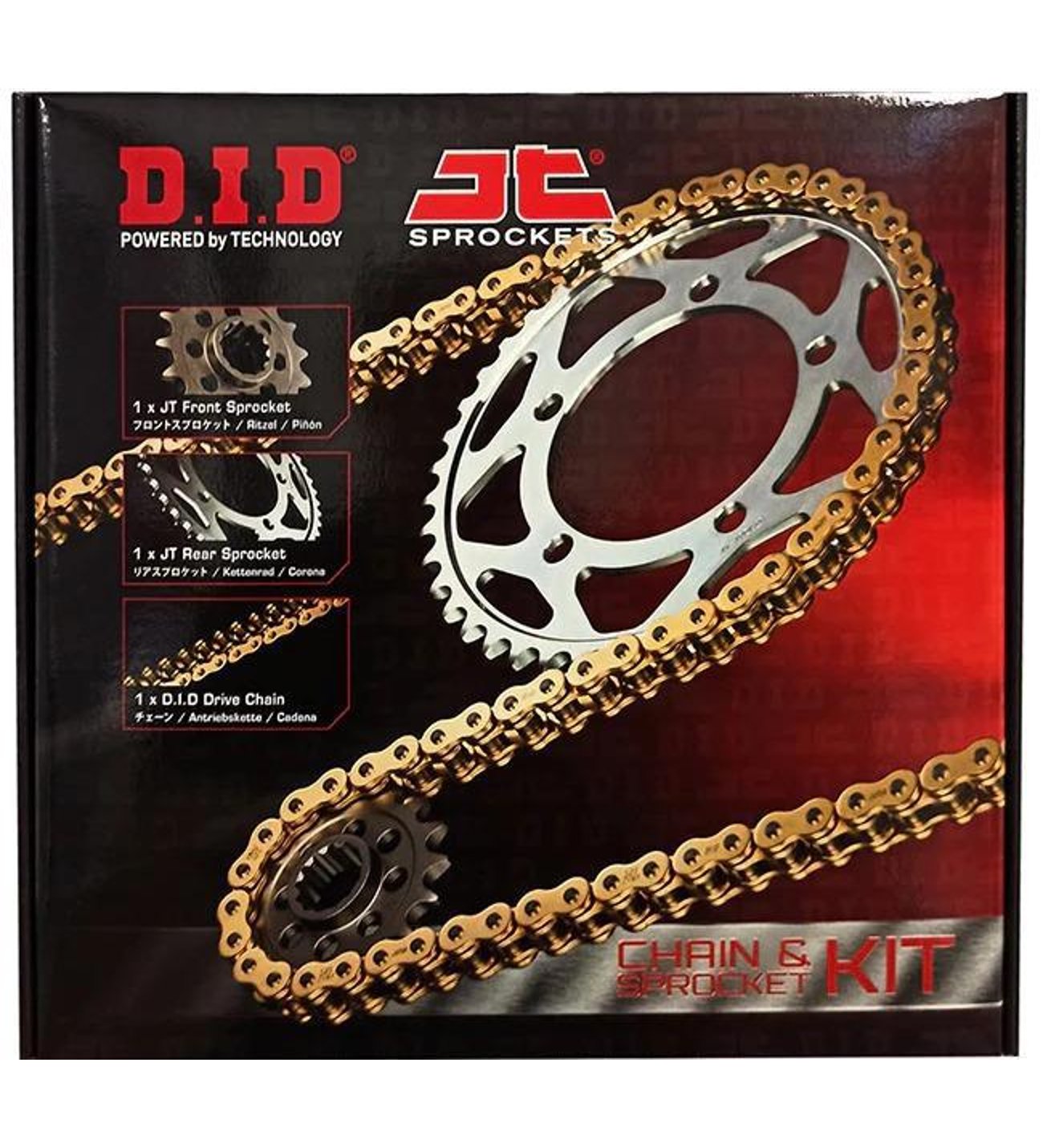 Did-Jt 2002-2003 Kawasaki Ninja ZX-9 R Uyumlu Zincir Dişli Set