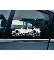 Civic EF Kelebek Cam Araba oto Sticker 19 cm 2 Adet