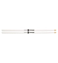 Promark TX5AW-WHITE 5A American Hickory Baget - Beyaz (Profesyonel)  Kar Beyazı Kaplama, Dengeli Ağırlık Dağılımı, Hickory Malzeme ve Tüm Müzik Türlerine Uygun 5A Yapısı
