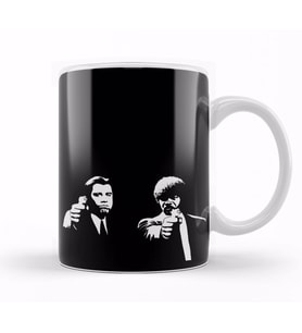 Pulp Fiction Vincent & Jules Kupa Bardak Porselen