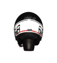 Motosiklet Yarım Kask Camlı Ce Onaylı Güneş Vizörlü Motor Kaskı Retro