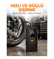 Mey İthalat® Taşınabilir Dijital Lastik Şişirme Cihazı Güvenli ve Pratik Kullanım Yeni Nesil