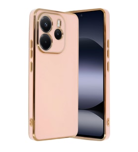 Xiaomi Redmi Note 14 4g Kılıf Volet Silikon - Pembe